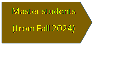 Arrow: Pentagon: Master students
(from Fall 2024)
