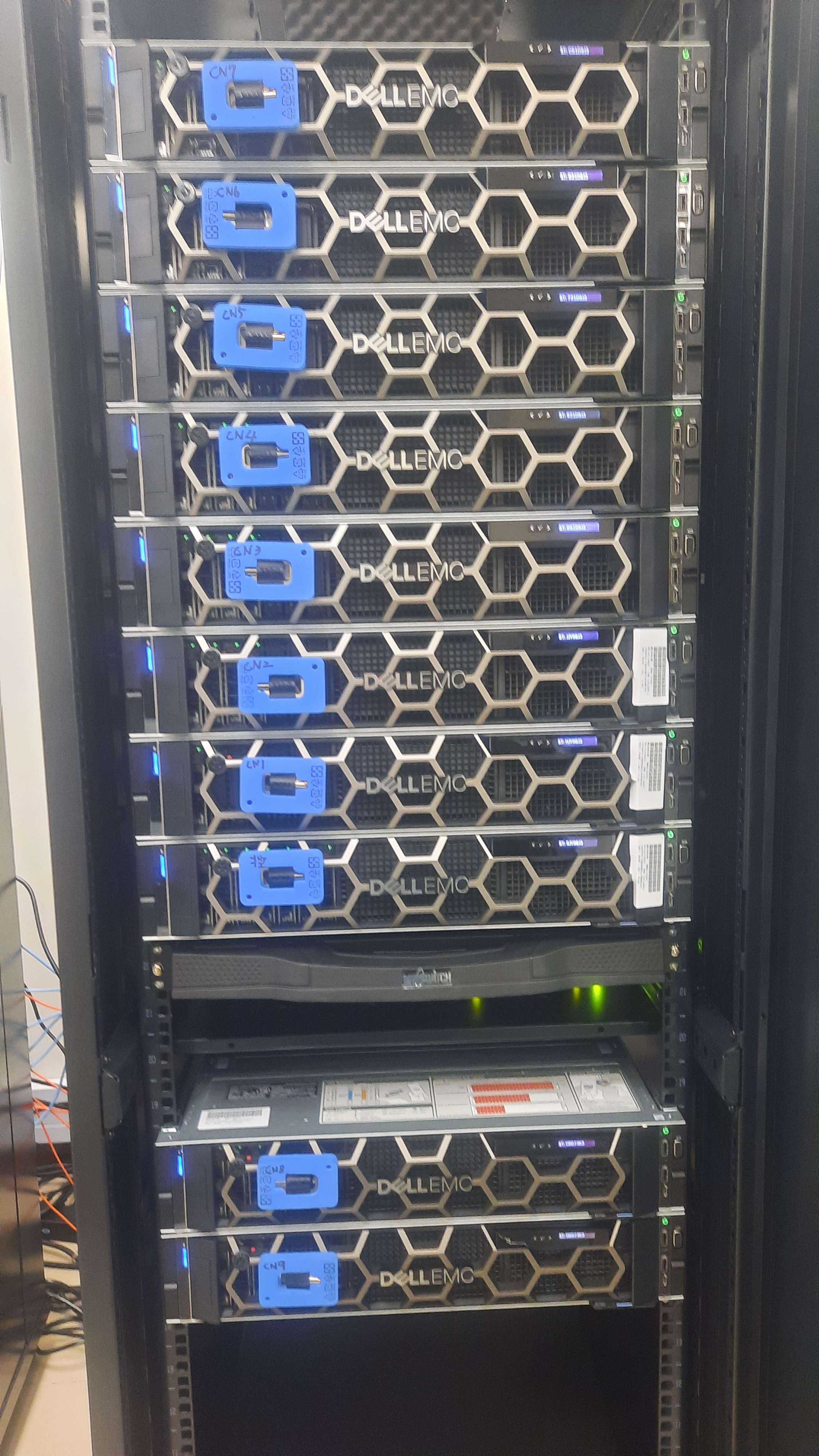 Supercomputer Server Front